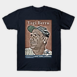 Yogi Berra: 1958 Flashback Champs Noir Edition T-Shirt